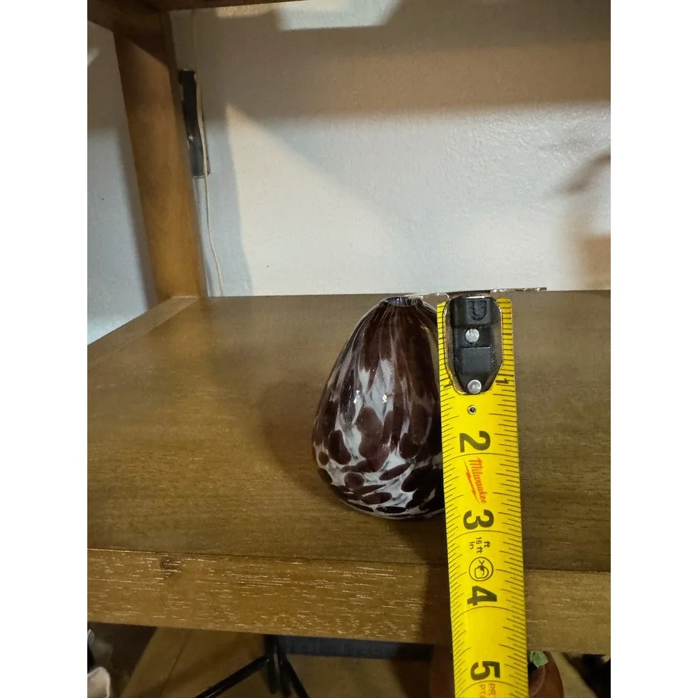 Teardrop Art Glass Handblown Bud Vase‎ Miniature